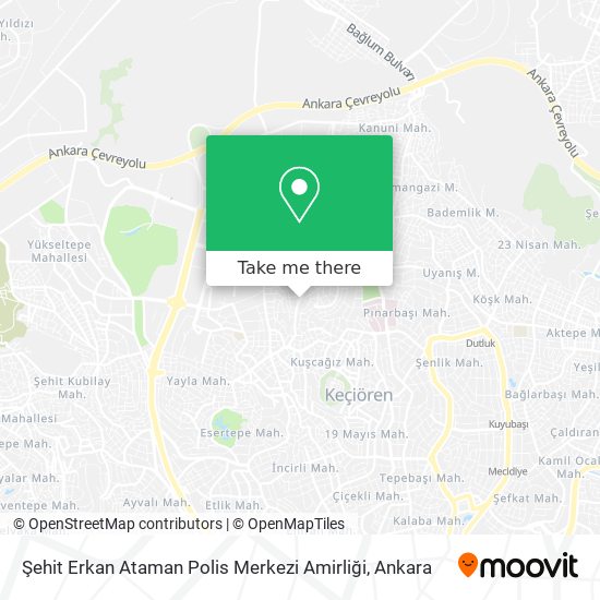 Şehit Erkan Ataman Polis Merkezi Amirliği map