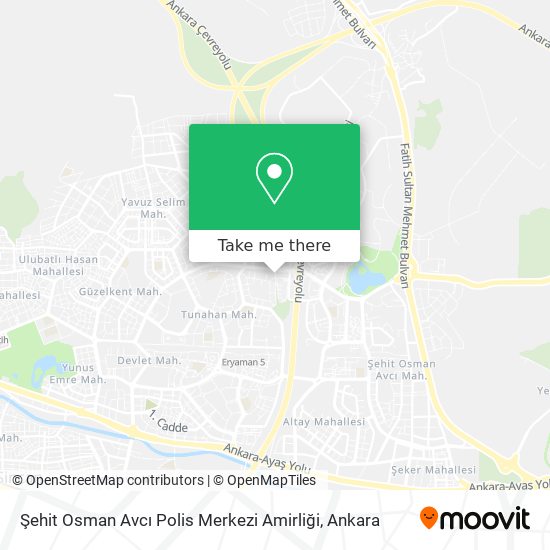 Şehit Osman Avcı Polis Merkezi Amirliği map