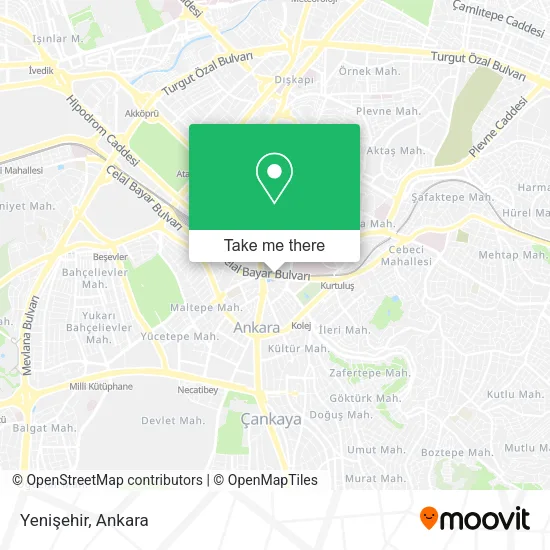 Yenişehir map