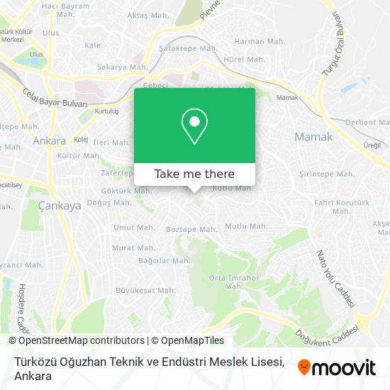 Türközü Oğuzhan Teknik ve Endüstri Meslek Lisesi map