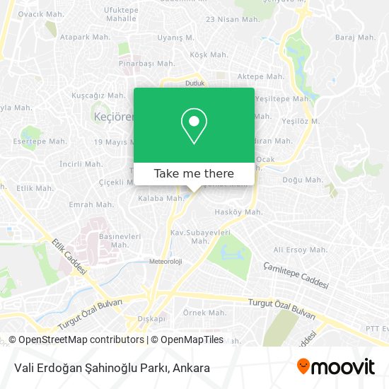 Vali Erdoğan Şahinoğlu Parkı map