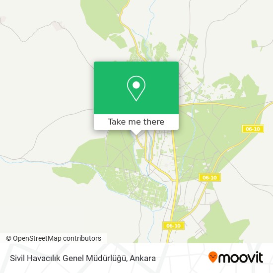 Sivil Havacılık Genel Müdürlüğü map