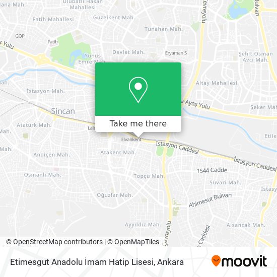 Etimesgut Anadolu İmam Hatip Lisesi map