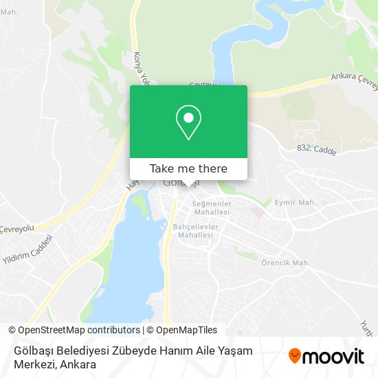Gölbaşı Belediyesi Zübeyde Hanım Aile Yaşam Merkezi map