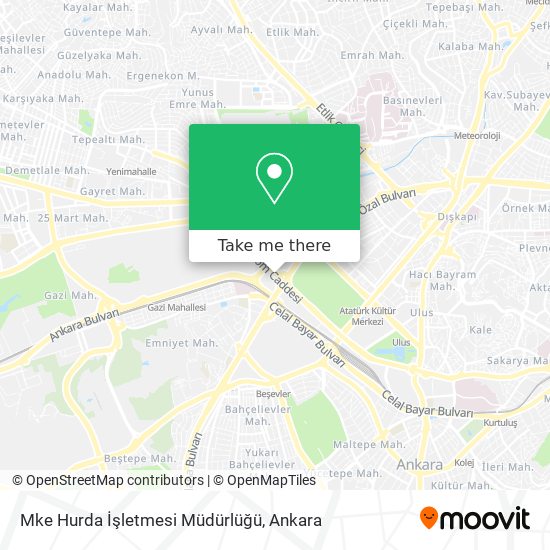 Mke Hurda İşletmesi Müdürlüğü map