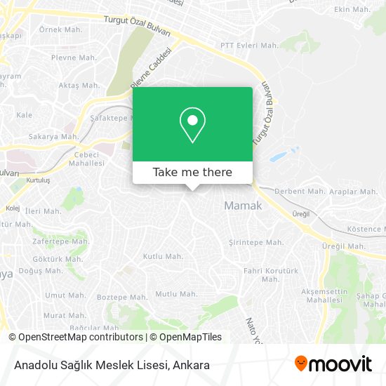 Anadolu Sağlık Meslek Lisesi map