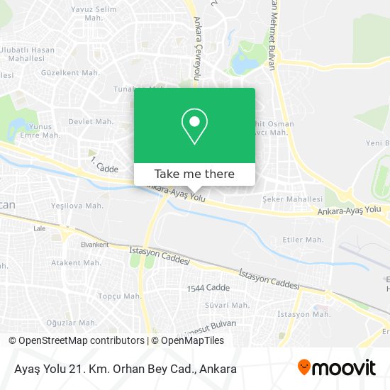 Ayaş Yolu 21. Km. Orhan Bey Cad. map