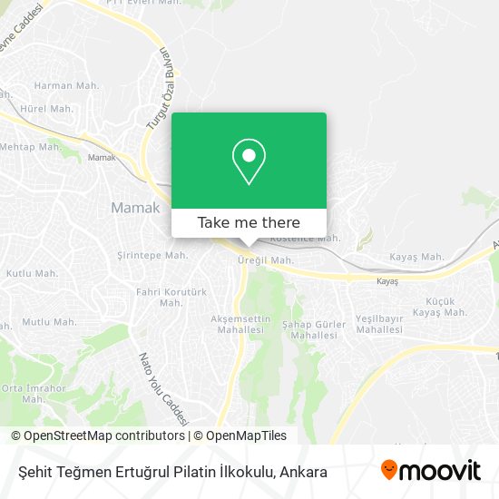 Şehit Teğmen Ertuğrul Pilatin İlkokulu map