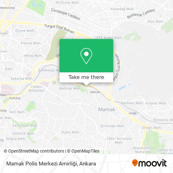 Mamak Polis Merkezi Amirliği map