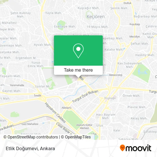 Etlik Doğumevi map
