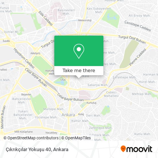 Çıkrıkçılar Yokuşu 40 map