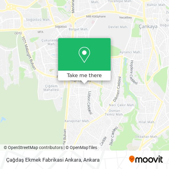 Çağdaş Ekmek Fabrikasi Ankara map