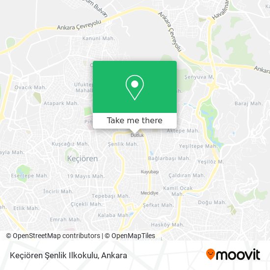 Keçiören Şenlik Ilkokulu map