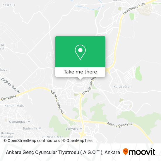 Ankara Genç Oyuncular Tiyatrosu ( A.G.O.T ) map