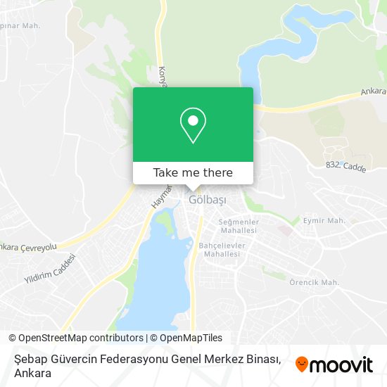 Şebap Güvercin Federasyonu Genel Merkez Binası map