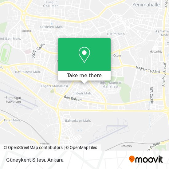Güneşkent Sitesi map