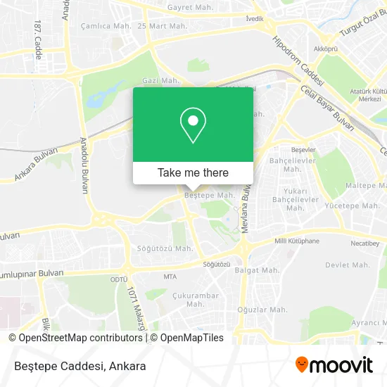 Beştepe Caddesi map