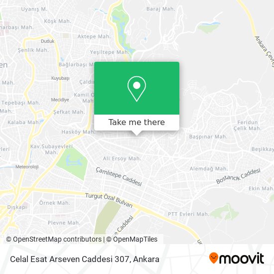 Celal Esat Arseven Caddesi 307 map