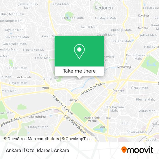 Ankara İl Özel İdaresi map