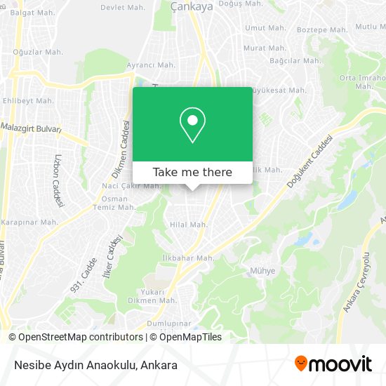 Nesibe Aydın Anaokulu map