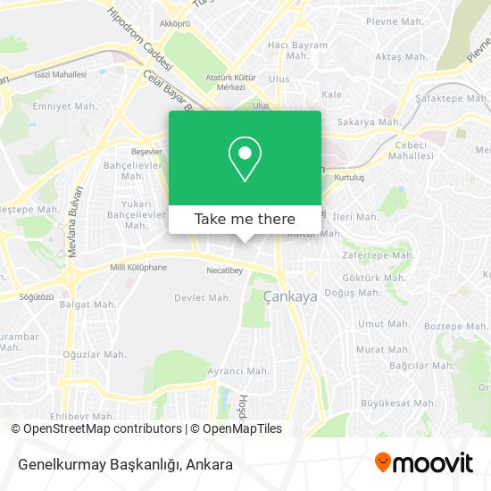 Genelkurmay Başkanlığı map