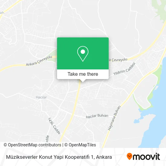 Müzikseverler Konut Yapi Kooperatifi 1 map