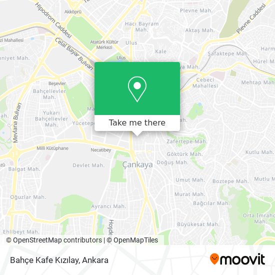 Bahçe Kafe Kızılay map