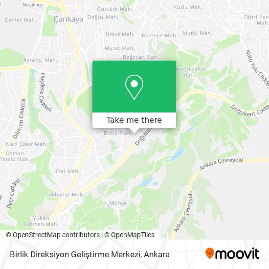 Birlik Direksiyon Geliştirme Merkezi map