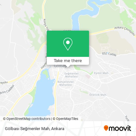Gölbası Seğmenler Mah map