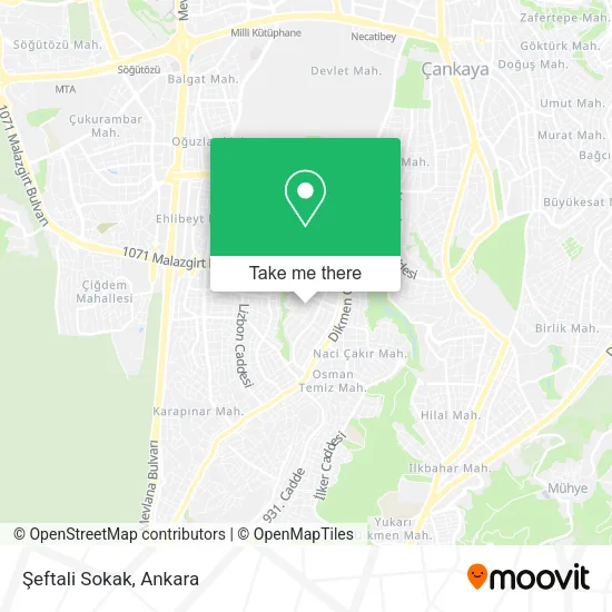 Şeftali Sokak map