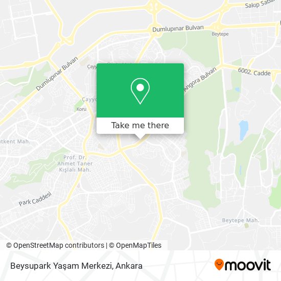 Beysupark Yaşam Merkezi map