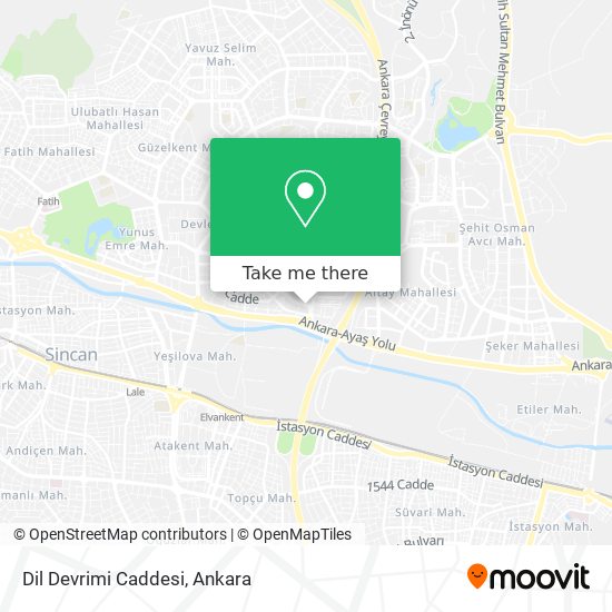 Dil Devrimi Caddesi map