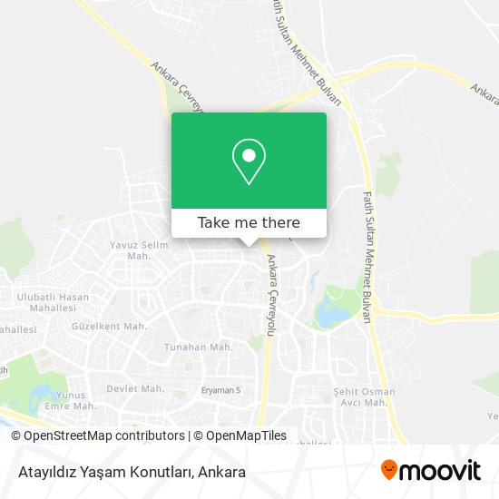 Atayıldız Yaşam Konutları map