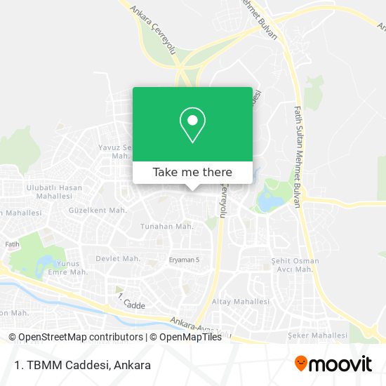 1. TBMM Caddesi map