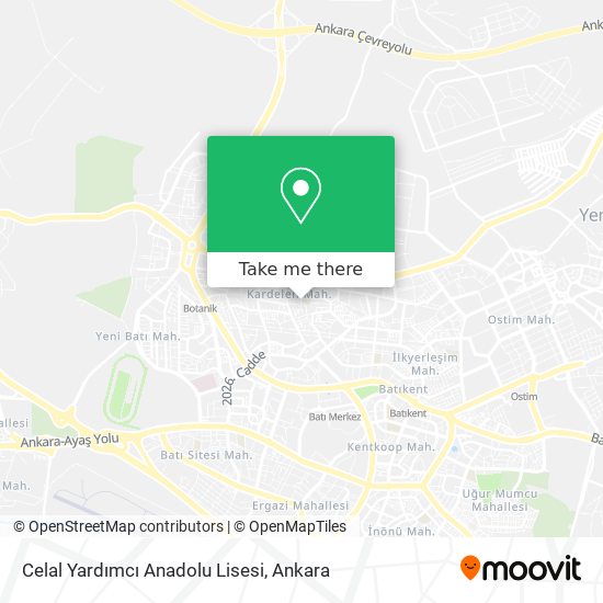 Celal Yardımcı Anadolu Lisesi map