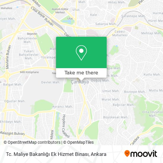 Tc. Maliye Bakanlığı Ek Hizmet Binası map