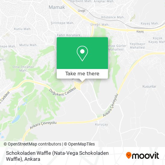 Schokoladen Waffle (Nata-Vega Schokoladen Waffle) map