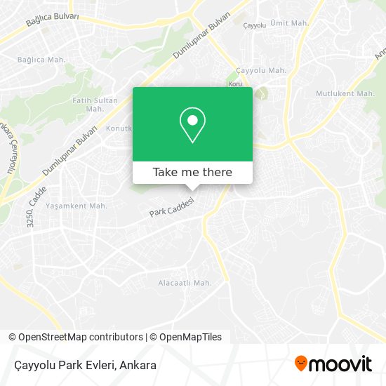 Çayyolu Park Evleri map