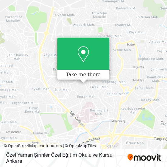 Özel Yaman Şirinler Özel Eğitim Okulu ve Kursu map