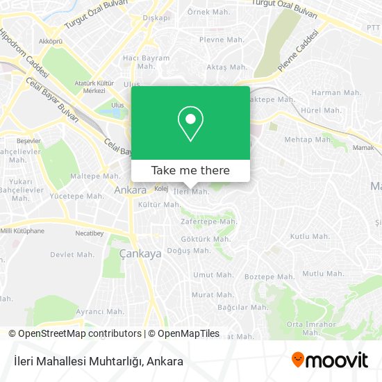 İleri Mahallesi Muhtarlığı map
