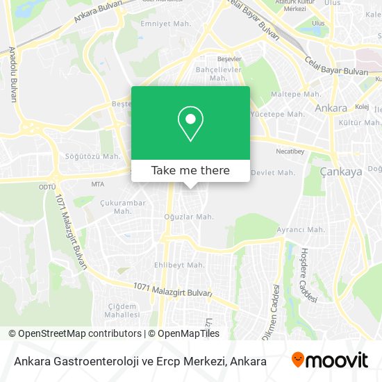 Ankara Gastroenteroloji ve Ercp Merkezi map