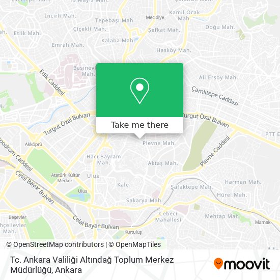 Tc. Ankara Valiliği Altındağ Toplum Merkez Müdürlüğü map