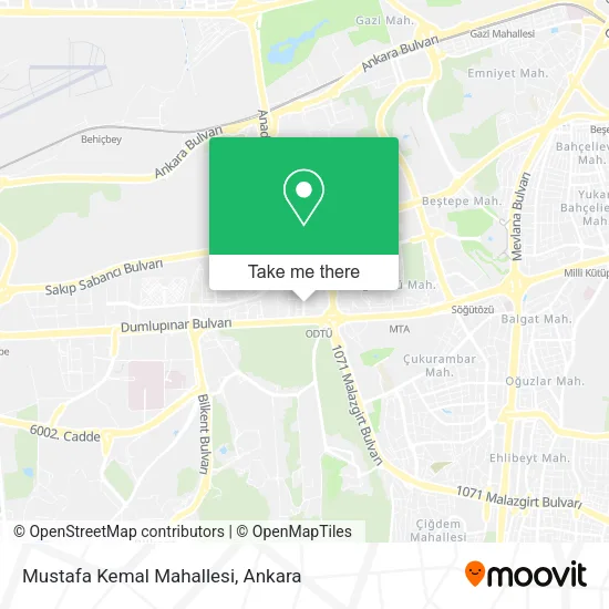 Mustafa Kemal Mahallesi map
