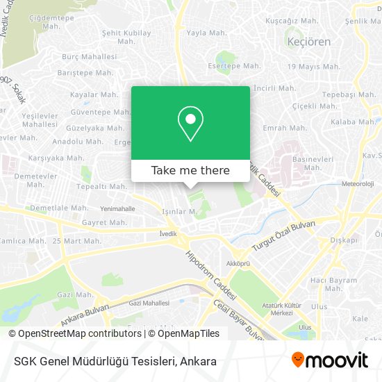 SGK Genel Müdürlüğü Tesisleri map