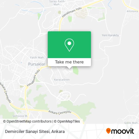 Demirciler Sanayi Sitesi map