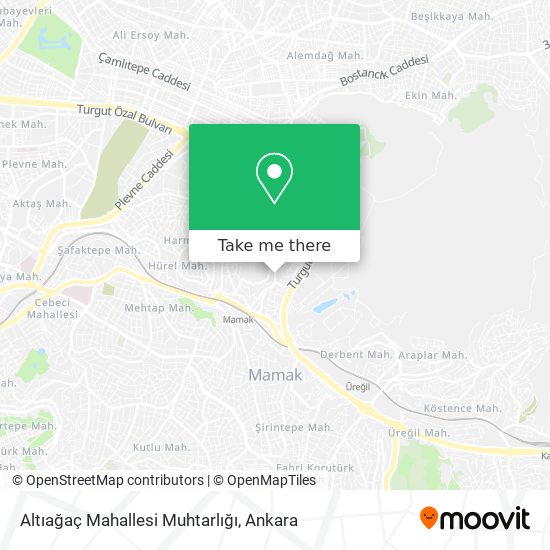 Altıağaç Mahallesi Muhtarlığı map