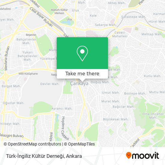 Türk-İngiliz Kültür Derneği map