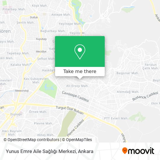 Yunus Emre Aile Sağlığı Merkezi map