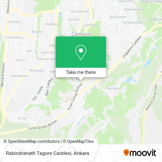 Rabindranath Tagore Caddesi map