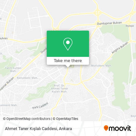 Ahmet Taner Kışlalı Caddesi map